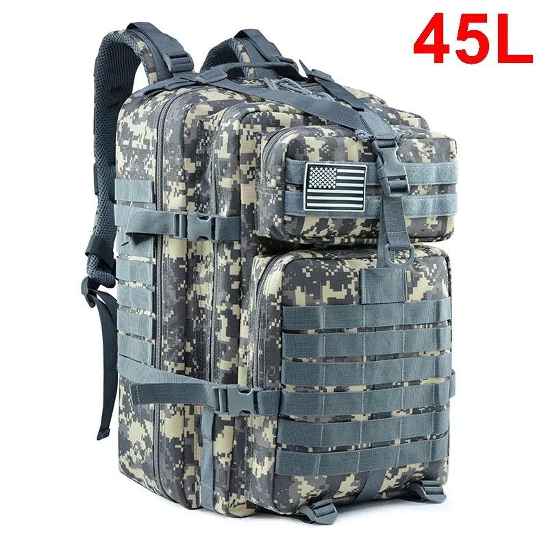 30/50L Tactical Durable Outdoor Assault Hiking, Trekking & Hunting Backpack - JVMCL