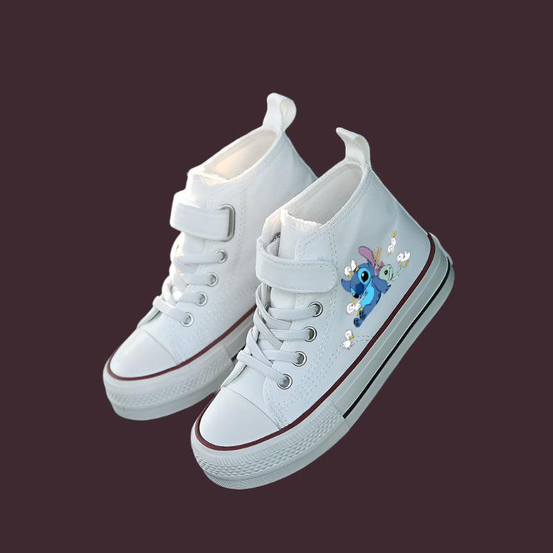 High-Top Canvas Shoes for Kids - Comfortable Sport Shoes - JVMCL