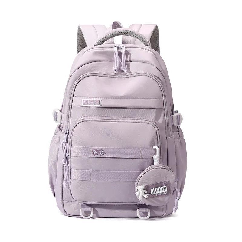 Lightweight Large-Capacity Book Bag – Simple and Stylish for Teenagers - JVMCL