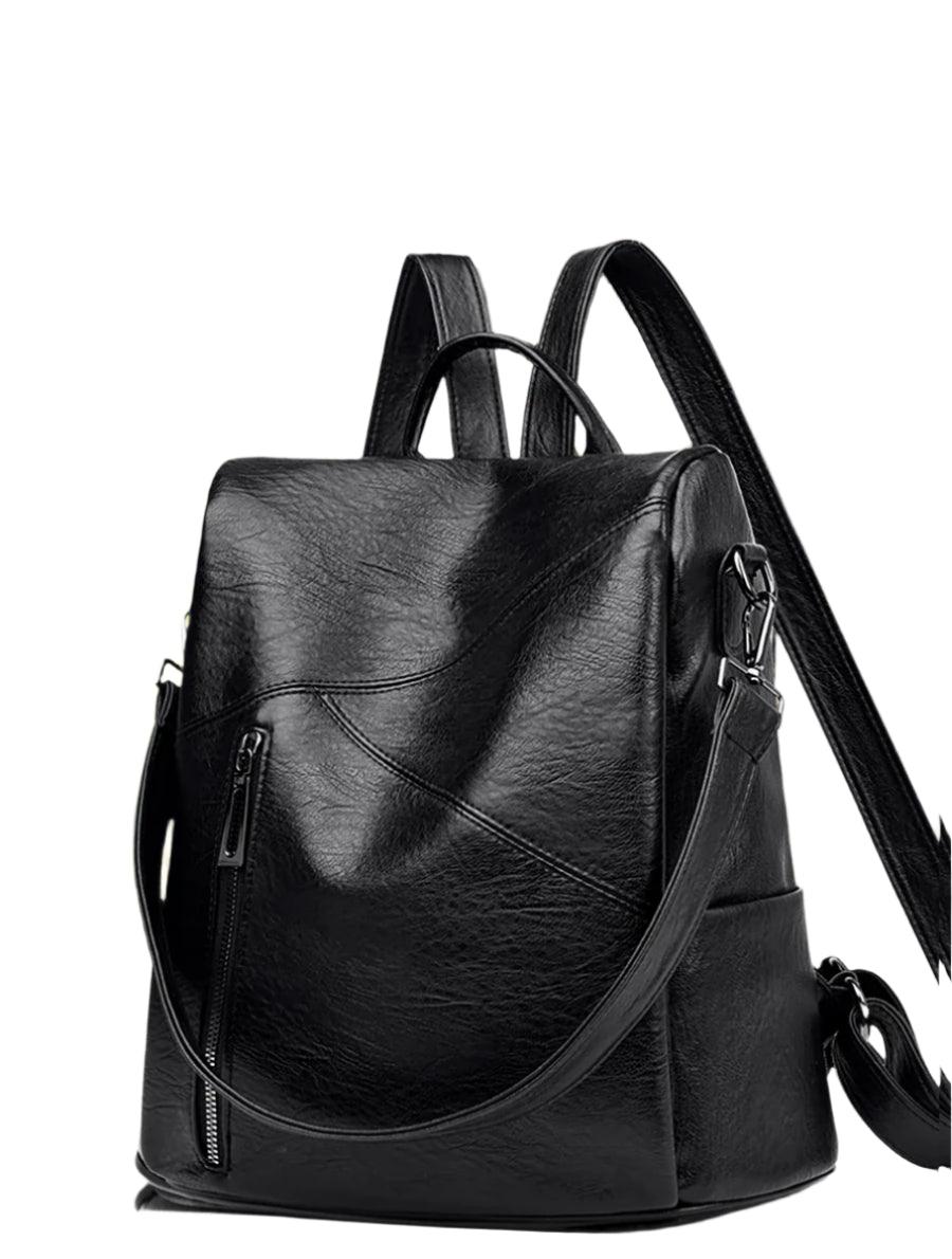 Vintage Anti-Theft Soft Leather Backpack, – Stylish & Secure Travel Companion - JVMCL