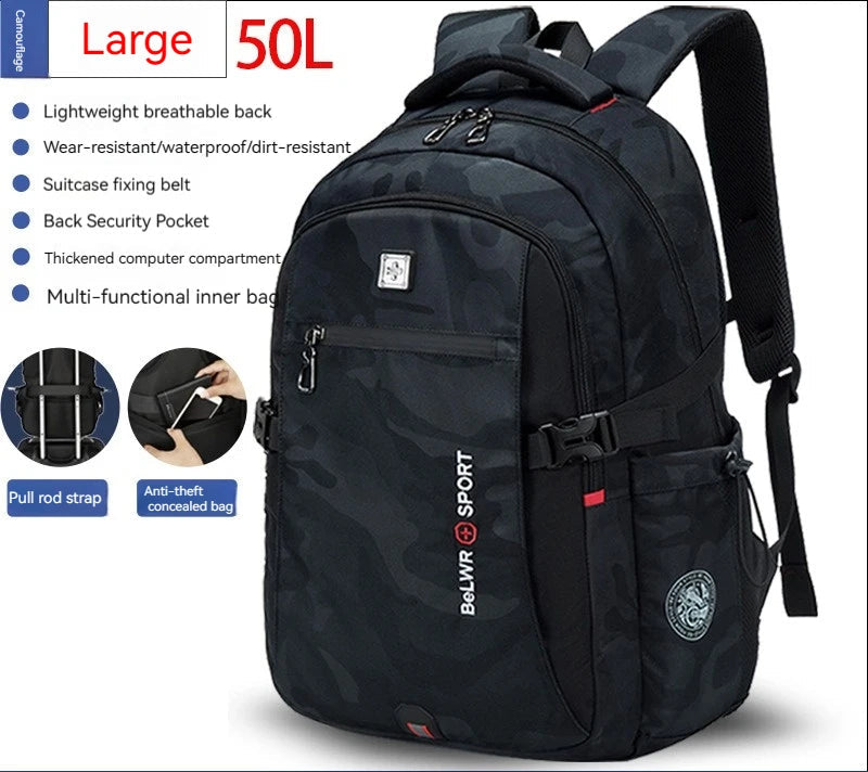 Large-Capacity Ultra-Light Backpack for Middle, and High School Students