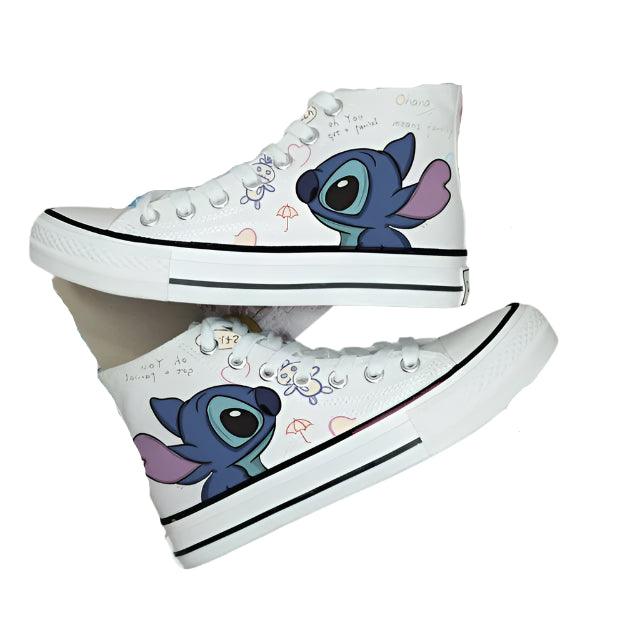 Men & Women Graffiti Fashion High-Top & Low-Top Canvas Sneaker Shoes - JVMCL