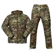 Men’s Winter Tactical Parka Set – Waterproof Hunting Suit & Windbreaker Jacket - JVMCL