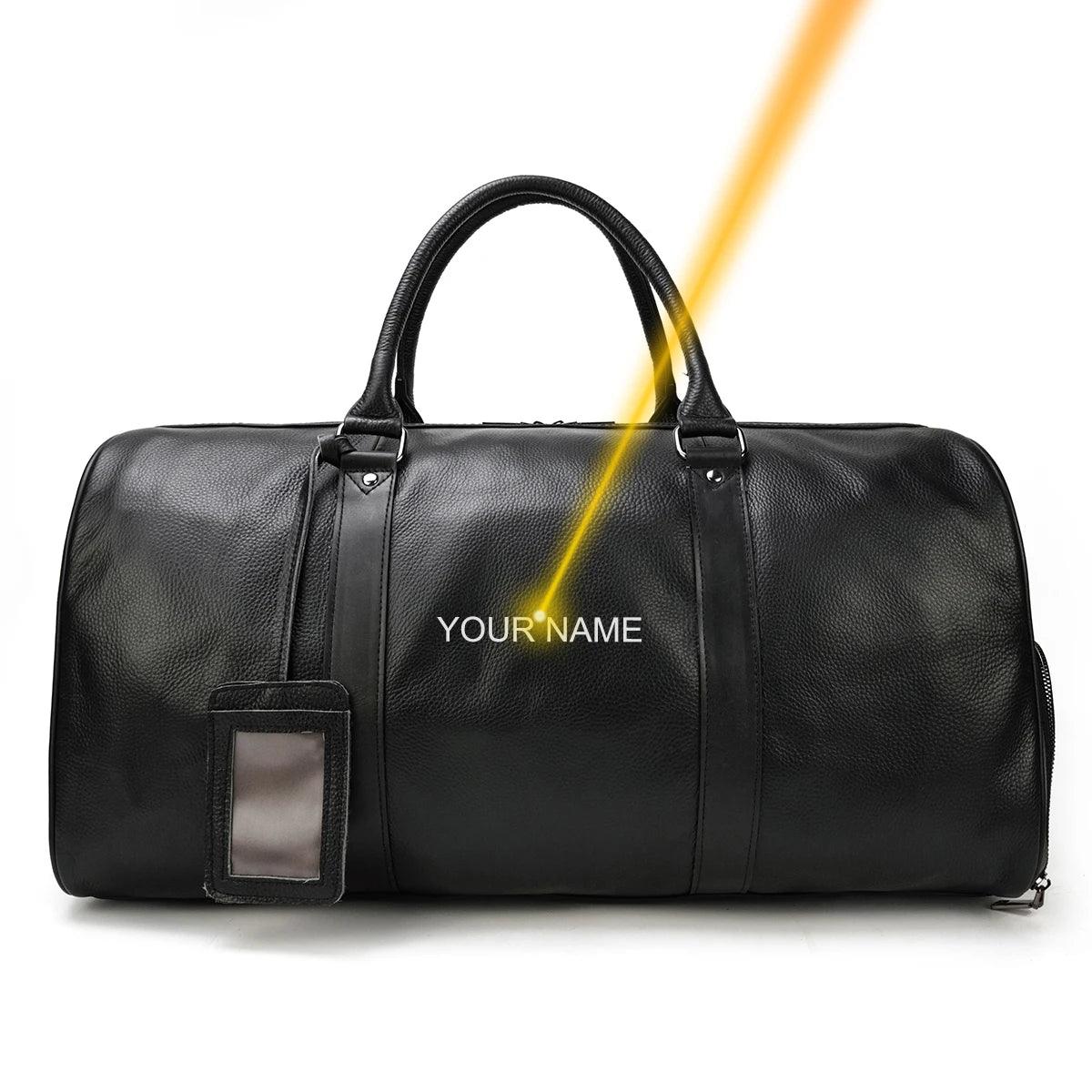 Premium Vintage Elegance & Ultimate Functional Cowskin Leather Travel Bag - JVMCL