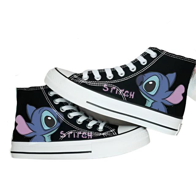 Men & Women Graffiti Fashion High-Top & Low-Top Canvas Sneaker Shoes - JVMCL