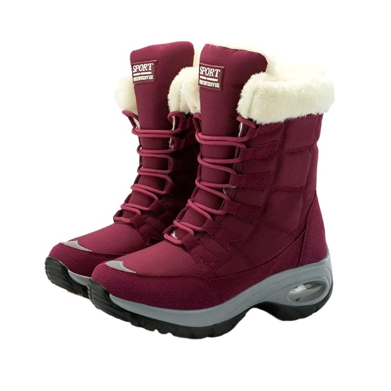 High Quality Warm Snow Boots Lace-up Comfortable Ankle Outdoor Waterproof Boots - JVMCL