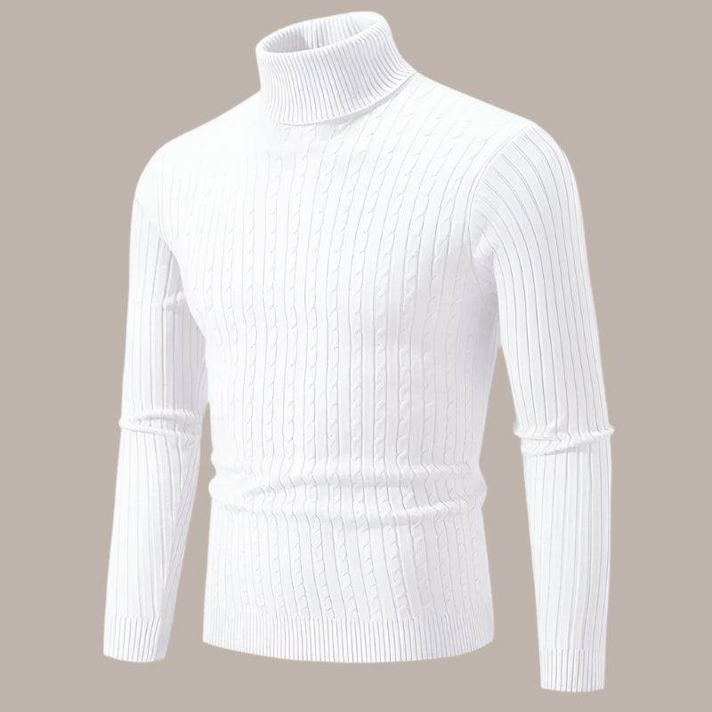 Trendy High Neck Knitted Sweater for Men – Stay Stylish & Warm! - JVMCL