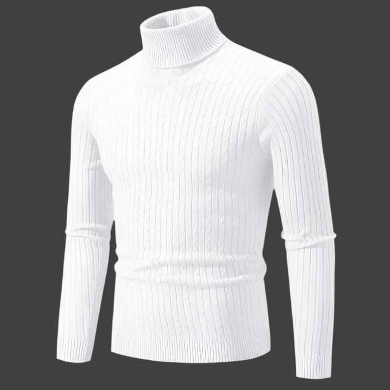 Warm & Comfortable Trendy High Street Turtleneck Knitted Sweater for Men - JVMCL