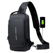 Secure Stylish & Multi-Functional Men's Anti-Theft Travel Sling & Crossbody Bag - JVMCL