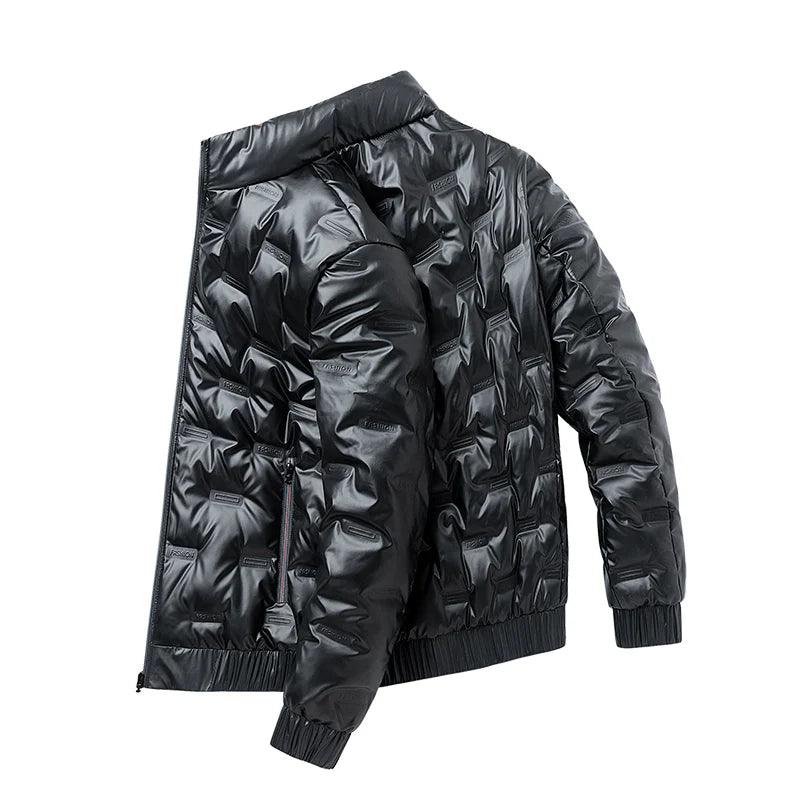 Men’s Glossy Duck Down Puffer Jacket – Warm, Waterproof & Stylish - JVMCL