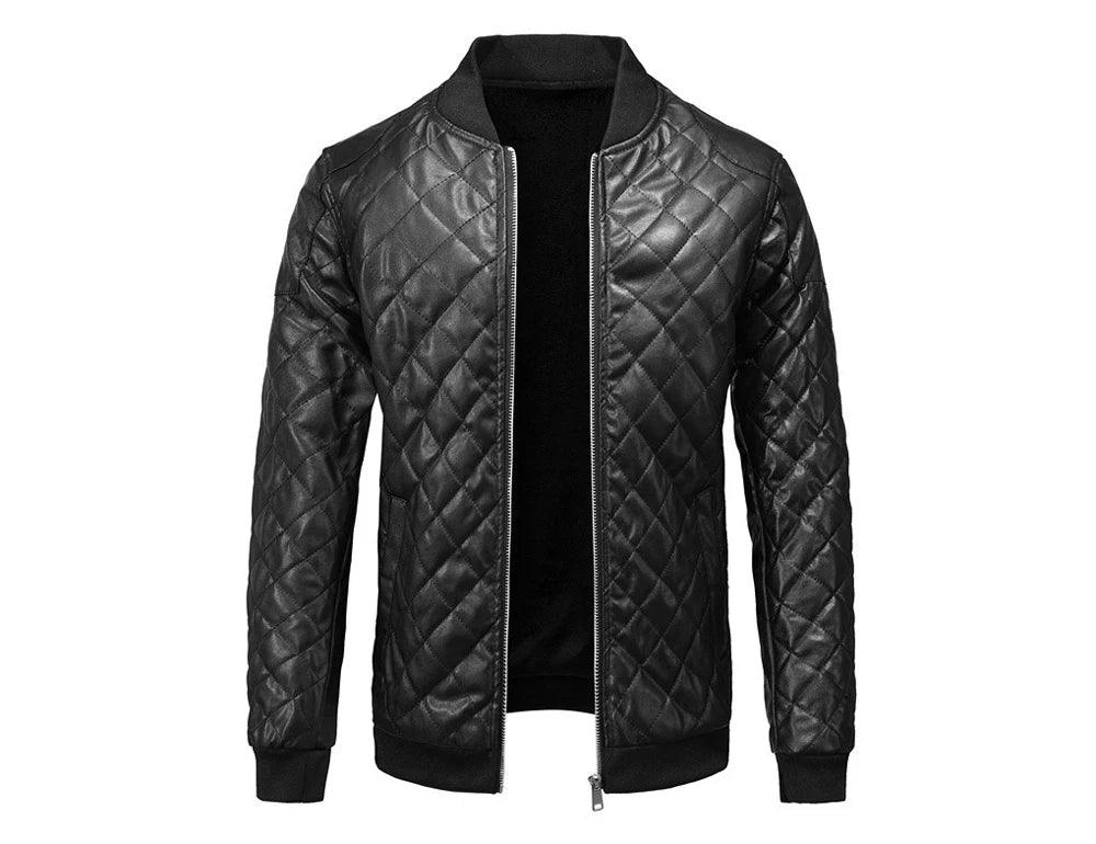 Maxulla Winter Men's PU Leather Jackets - Fashion Hip-Hop Motorcycle Streetwear Leather Coats - JVMCL