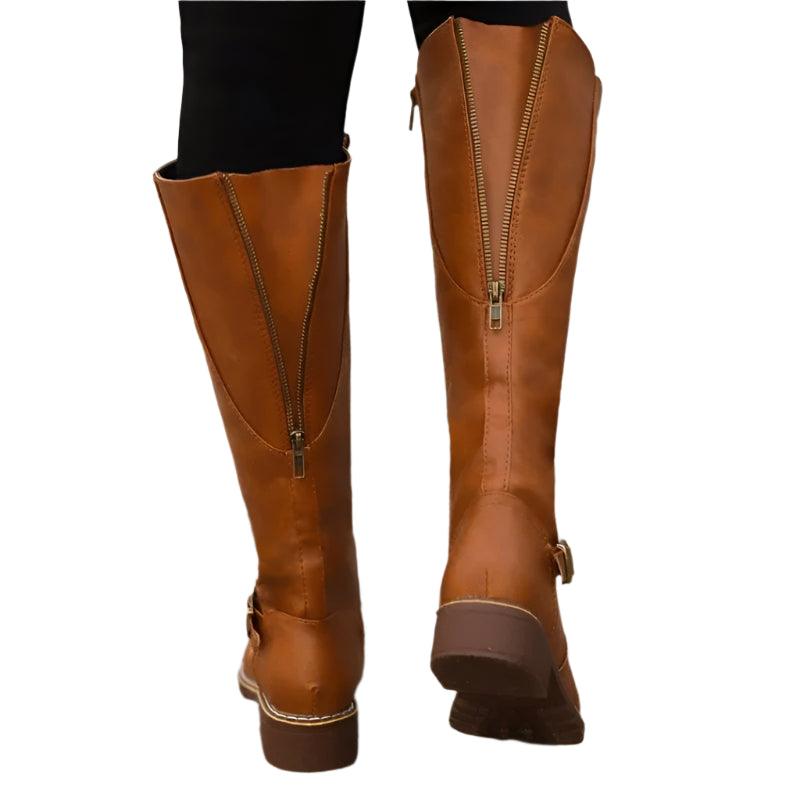 Women’s Fashion Comfortable Waterproof Long Boots – Plus Size Thigh High Boots - JVMCL