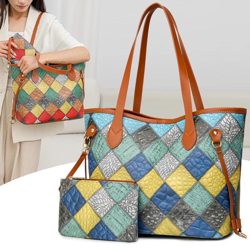 Two-in-One Korean Trendy Large-Capacity Tote – Effortless Style & Practicality - JVMCL