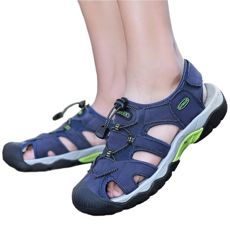 Classic Fashion Breathable Casual Men Outdoor Non-slip Flat Wading Sandals Shoes - JVMCL