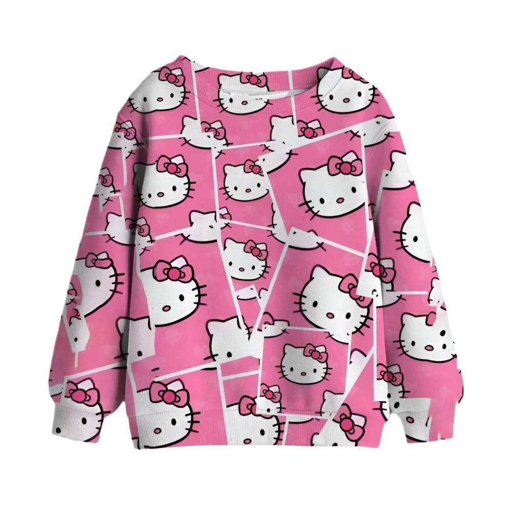 Cute Cozy Winter Adorable Long-Sleeve Pullover Sweatshirt for Girls - JVMCL