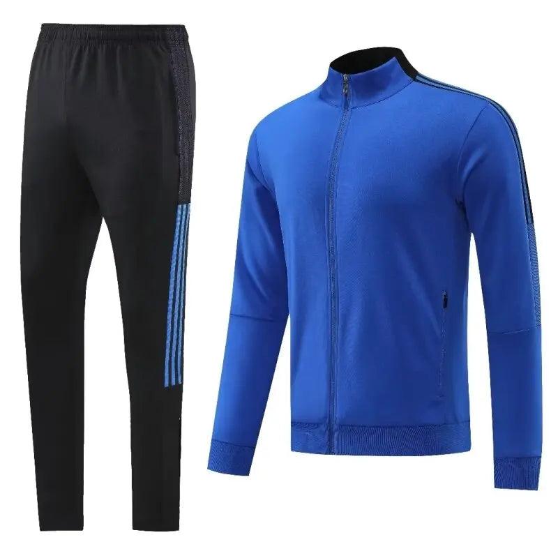 Men Sports Soccer Training wear football Tracksuit Jacket Outfit Set - JVMCL