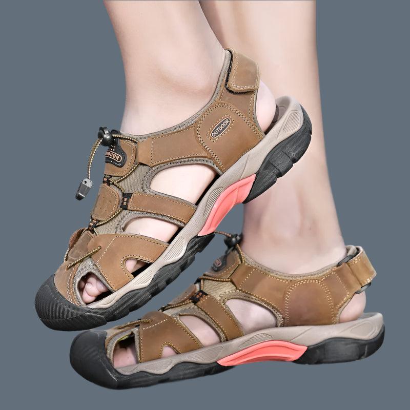 Classic Fashion Breathable Casual Men Outdoor Non-slip Flat Wading Sandals Shoes - JVMCL