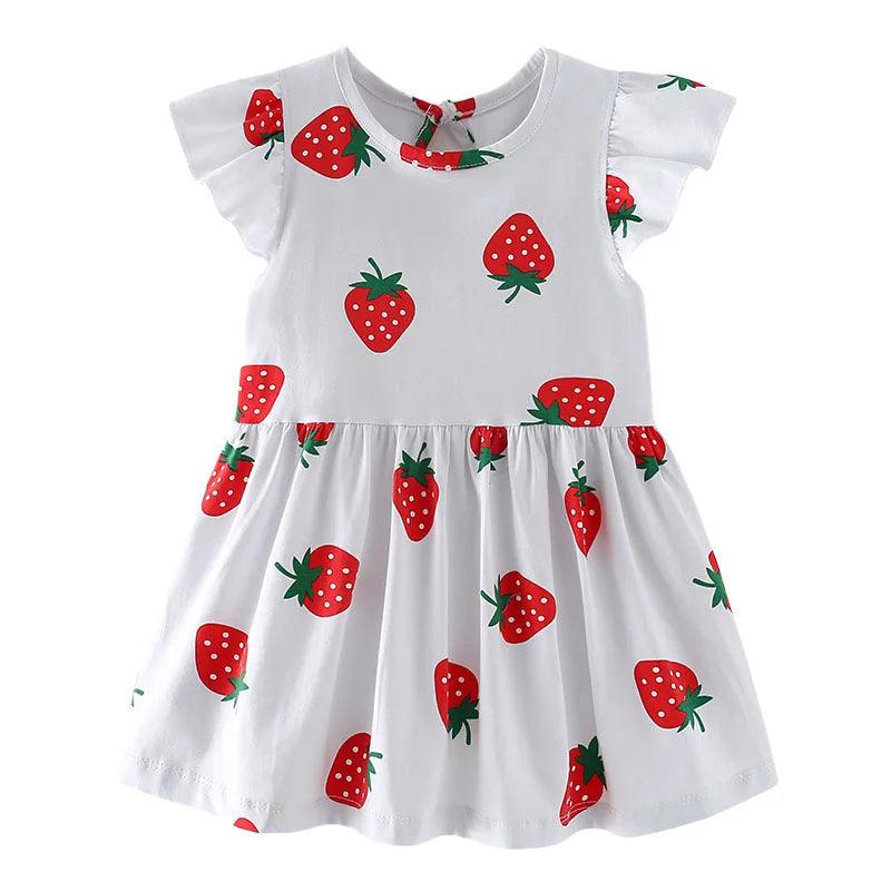 Adorable Butterfly Embroidery Princess Dress – Party & Birthday Frock for Girls - JVMCL