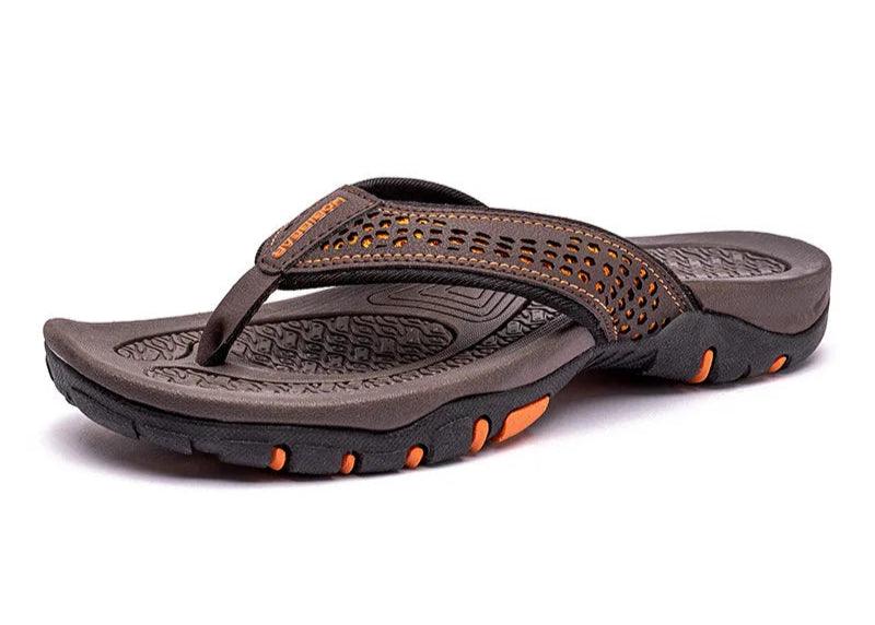 Men's Massage Flip Flops - Non-Slip Outdoor Travel Slippers (Sizes 40-50) - JVMCL