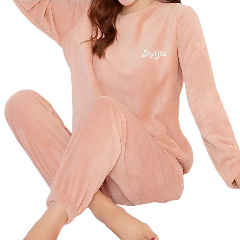 Women's Velvet Pajama Set – Cozy & Stylish Loungewear for Winter - JVMCL