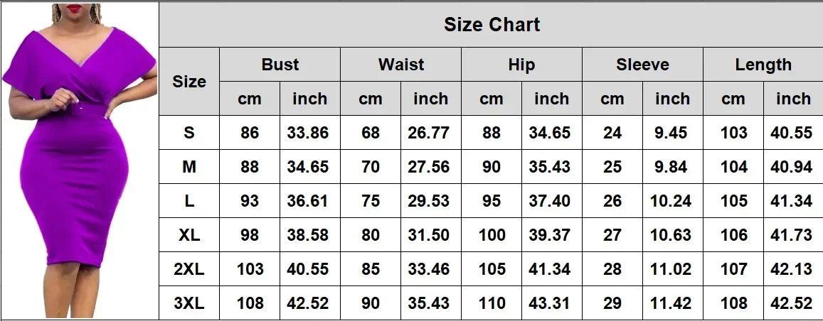 Elegant African Bodycon Midi Dress – High Waist Bandage Robe Femme Dress - JVMCL