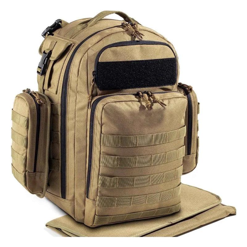 Tactical Waterproof Outdoor Backpack- Multifunctional Hiking Camping Travel Bag - JVMCL