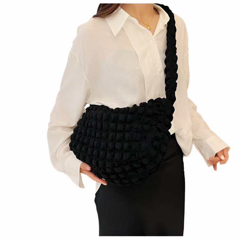 Quilted Padded Large Capacity Shoulder & Crossbody Bag – Chic & Versatile Tote - JVMCL