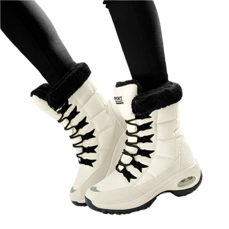 High Quality Warm Snow Boots Lace-up Comfortable Ankle Outdoor Waterproof Boots - JVMCL