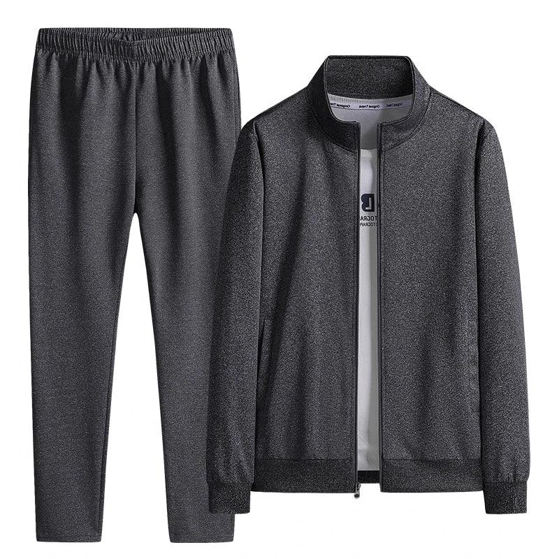 Men's Casual Sports Tracksuit Set - Running Jogger Gym Suit with Jacket & Pants - JVMCL