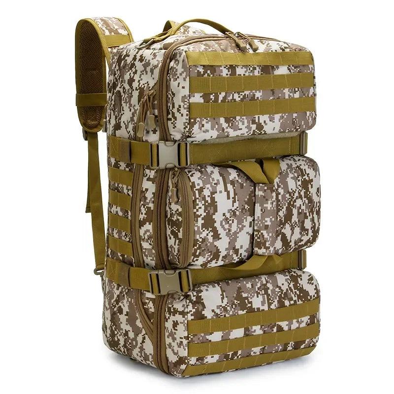 Tactical 55-60L Military-Grade Sports & Travel Hunting & Training Backpack - JVMCL