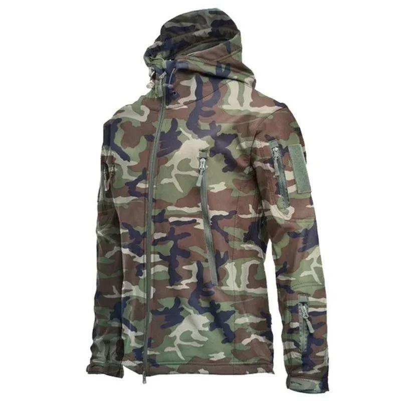 Men's Tactical Jacket - Waterproof Fleece Soft Shell Outdoor Sports Windproof Jacket - JVMCL