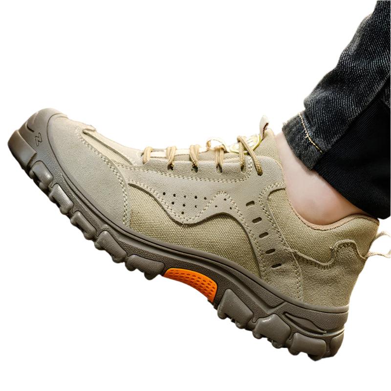 Men’s Indestructible Work Sneakers - Steel Toe Cap & Puncture-Proof Safety Shoes - JVMCL