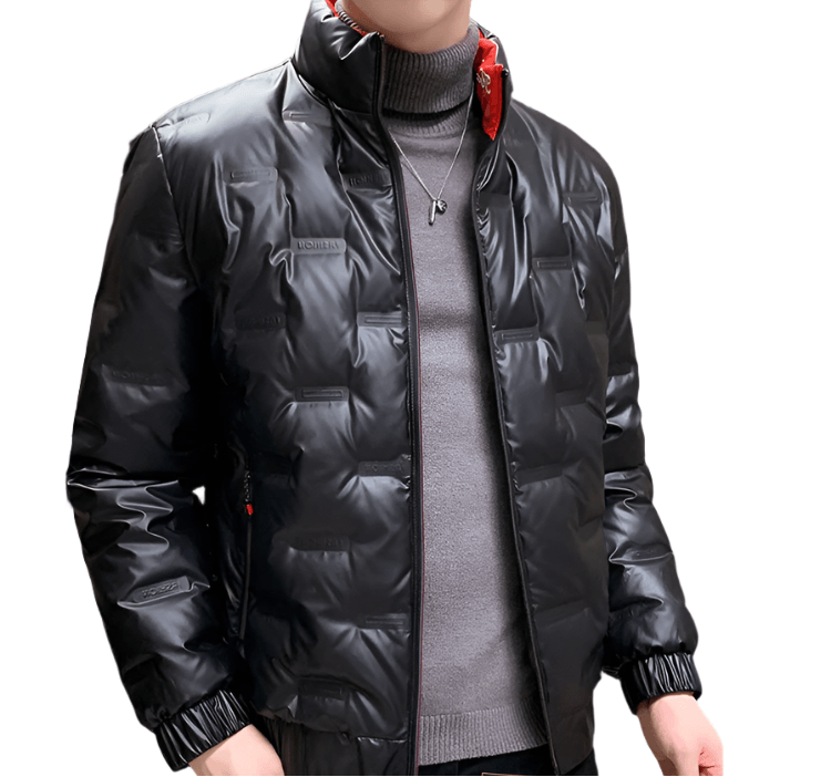 Men’s Glossy Duck Down Puffer Jacket – Warm, Waterproof & Stylish - JVMCL