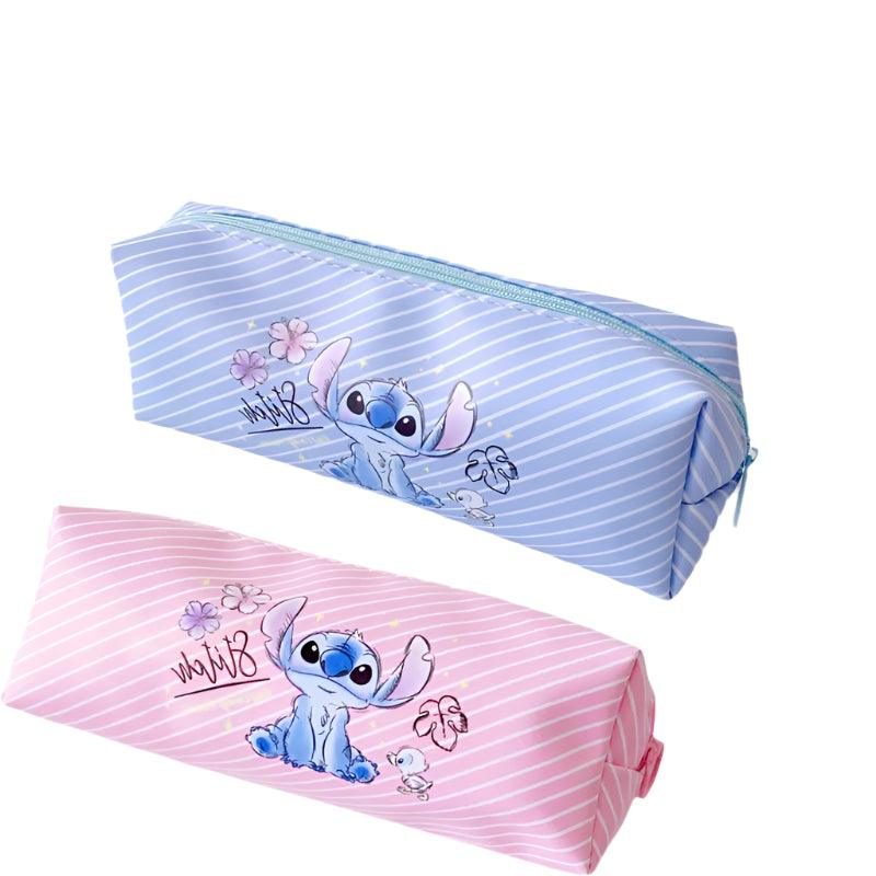 New Disney Stitch Anime Pencil Case - Cartoon Students Storage Bag - JVMCL