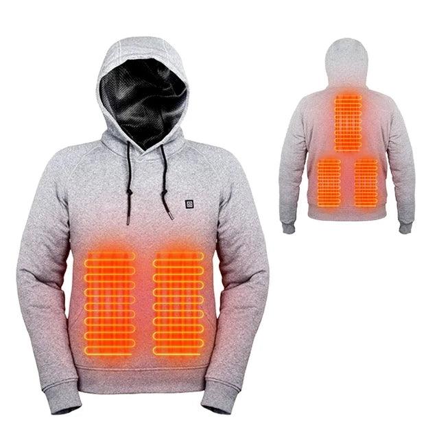 USB Charging Outdoor Electric Heating Winter Warm Sportswear Jacket - JVMCL