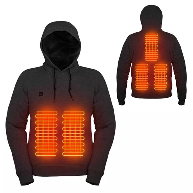 USB Charging Outdoor Electric Heating Winter Warm Sportswear Jacket - JVMCL