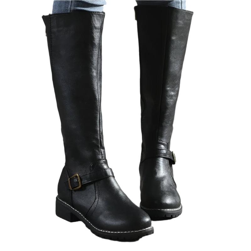 Women’s Fashion Comfortable Waterproof Long Boots – Plus Size Thigh High Boots - JVMCL