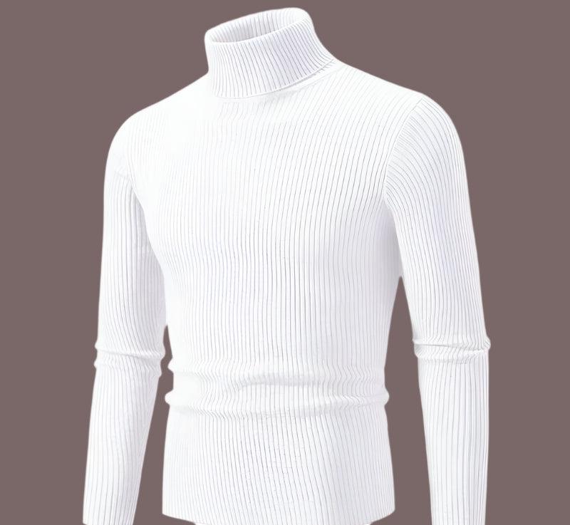 Trendy High Neck Knitted Sweater for Men – Stay Stylish & Warm! - JVMCL