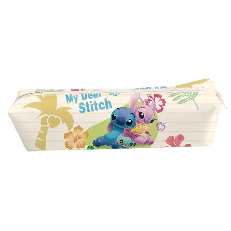 New Disney Stitch Anime Pencil Case - Cartoon Students Storage Bag - JVMCL