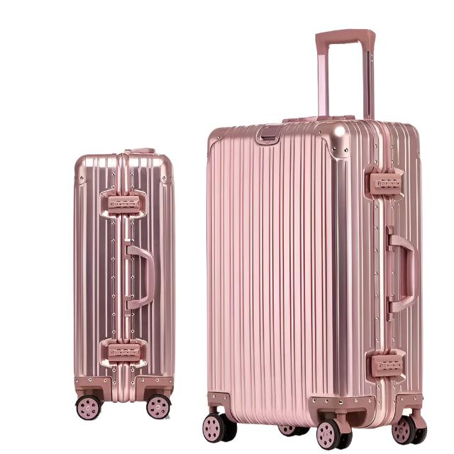 High-Quality Aluminum-Magnesium Alloy Travel Luggage – Unisex Spinner Suitcase - JVMCL