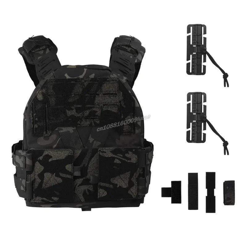 Lightweight Tactical Airsoft & Hunting & Quick Release MOLLE Vest Plate Carrier - JVMCL