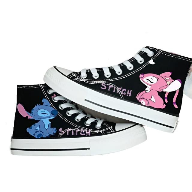 Men & Women Graffiti Fashion High-Top & Low-Top Canvas Sneaker Shoes - JVMCL