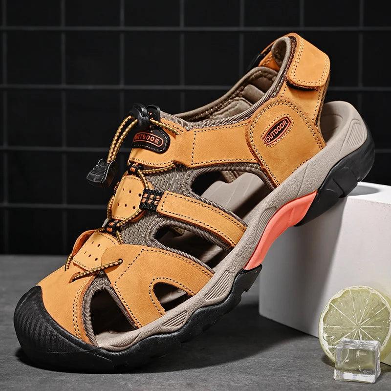 All-Match Men’s Casual Anti-Collision Non-Slip Beach Sandals for Comfort and Style - JVMCL