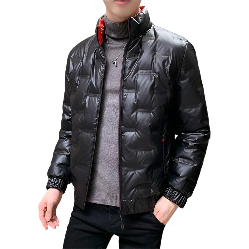 Men’s Glossy Duck Down Puffer Jacket – Warm, Waterproof & Stylish - JVMCL