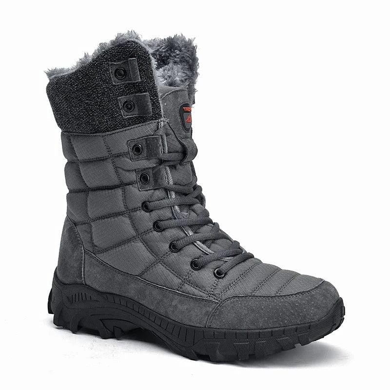 Men's Winter Ankle Snow Boots – Anti-Slip, Cold-Resistant Hiking Work Shoes - JVMCL