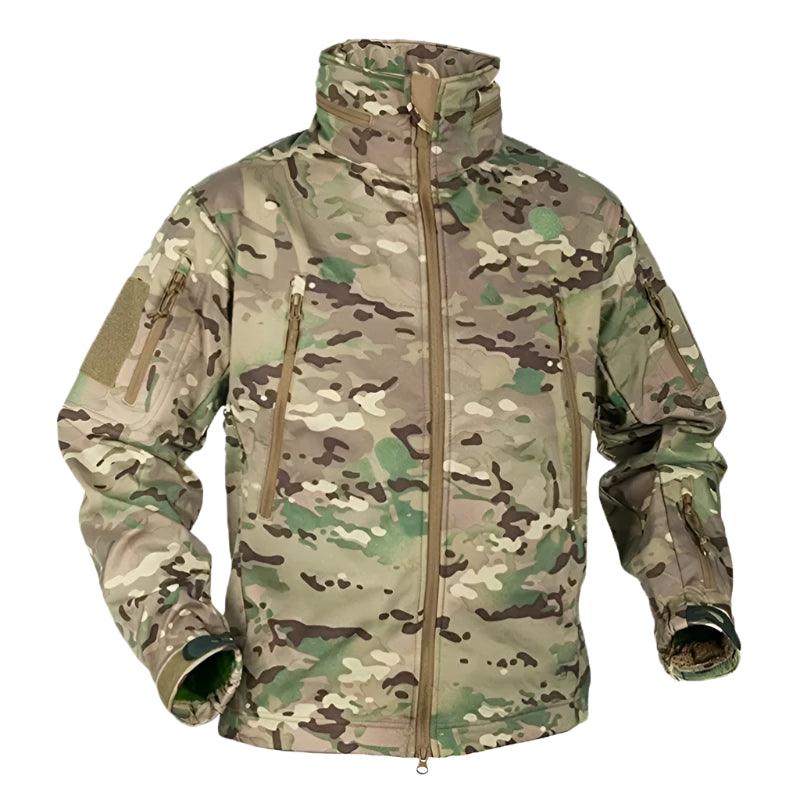 Men's Tactical Jacket - Waterproof Fleece Soft Shell Outdoor Sports Windproof Jacket - JVMCL