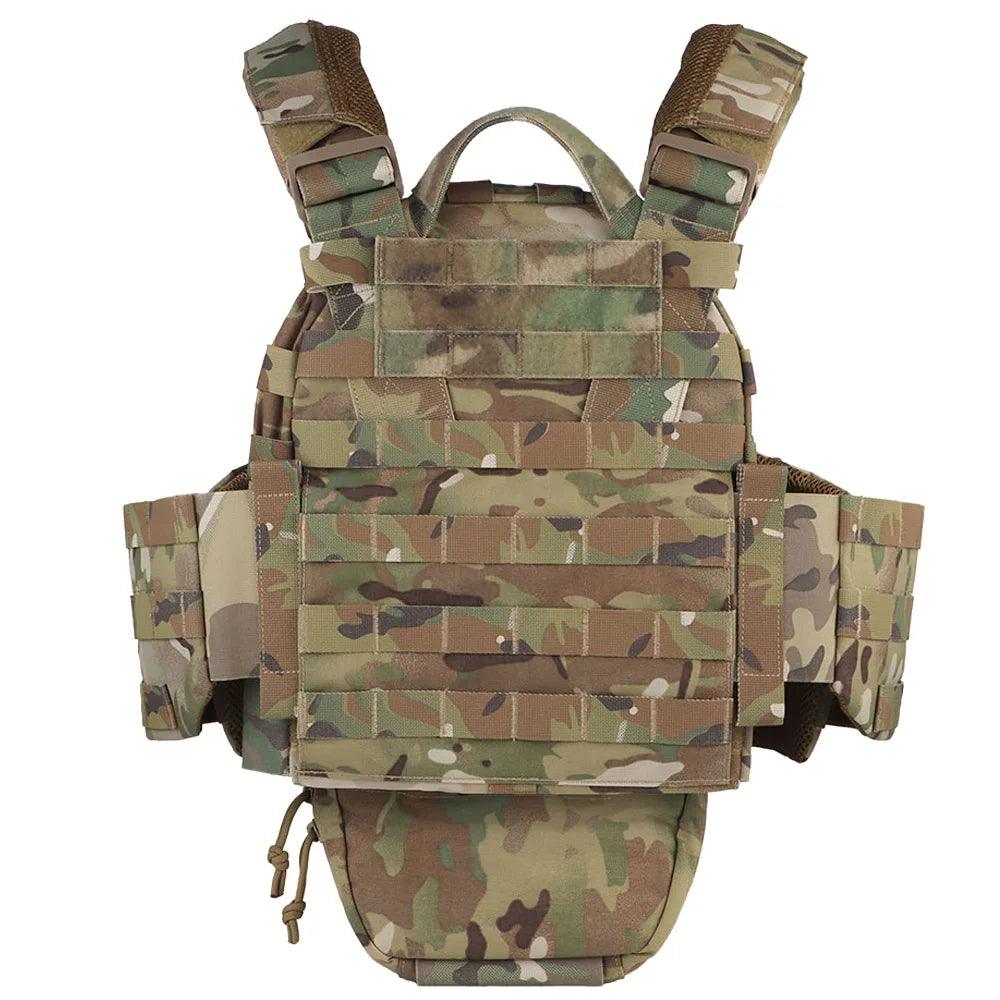 Quick Release MOLLE Plate Carrier for Airsoft, Hunting & Tactical Vest - JVMCL