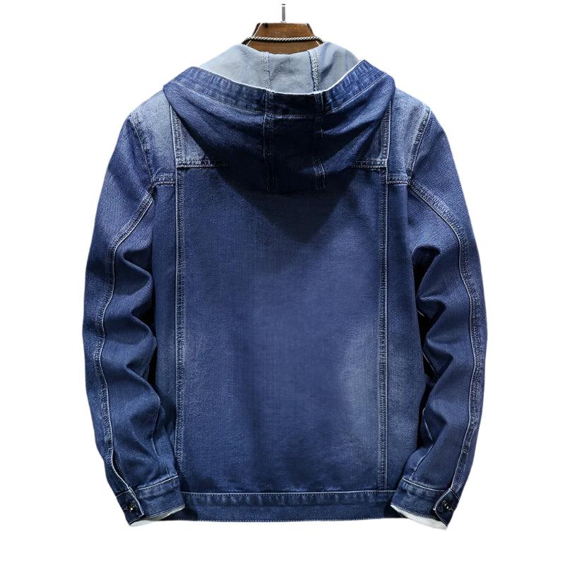 Men's Casual Denim Hooded Jacket – A Versatile Streetwear Classic - JVMCL