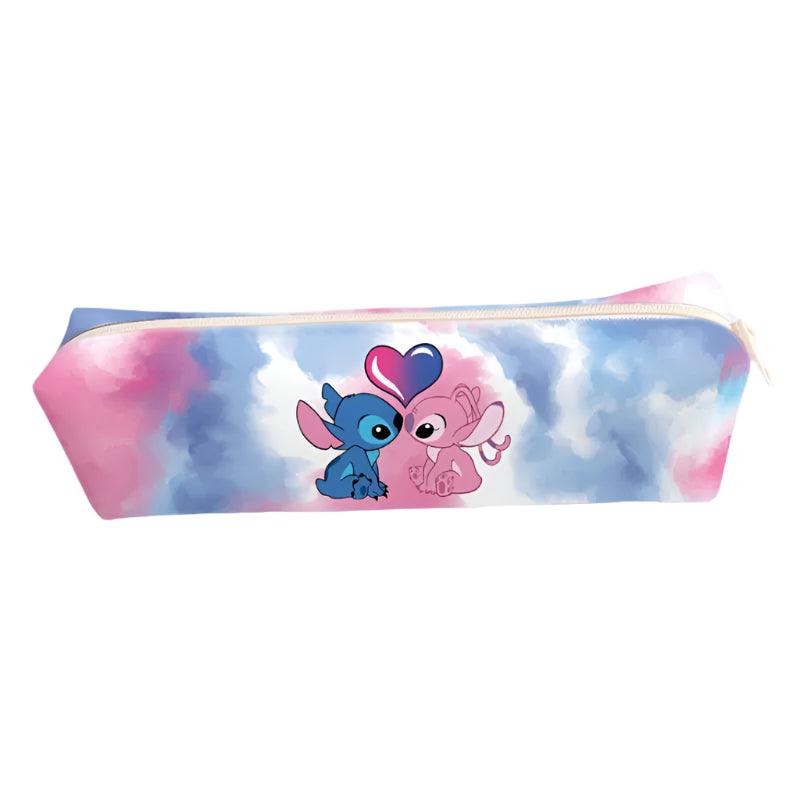 New Disney Stitch Anime Pencil Case - Cartoon Students Storage Bag - JVMCL