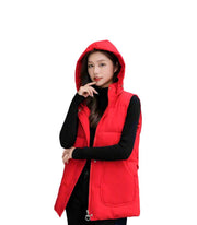 Hooded Short Warm Women Autumn & Winter Cotton Vest Jacket - JVMCL